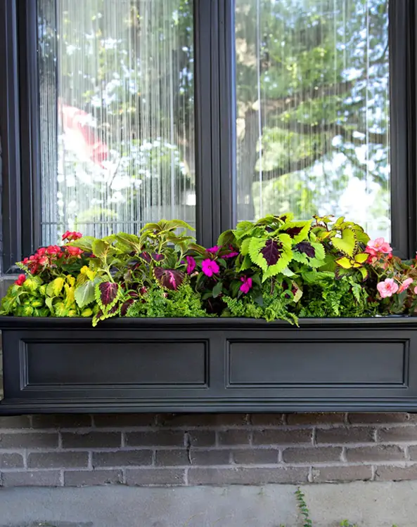 Добавьте оконные подоконники снаружи