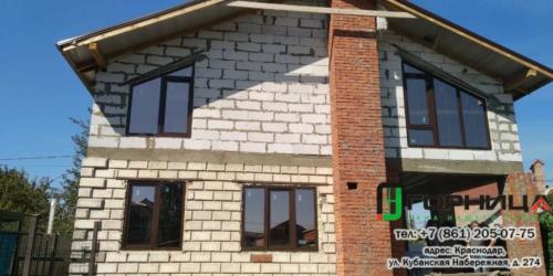 Остекление частного дома в посёлке Новая Адыгея