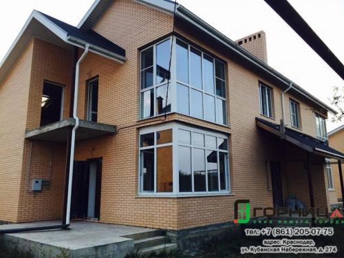 Остекление дома в Геленджике